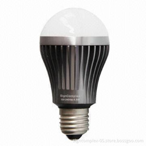 E27/E26/B22 LED Bulb with 8W Power Consumption and CE/RoHS/UL Mark